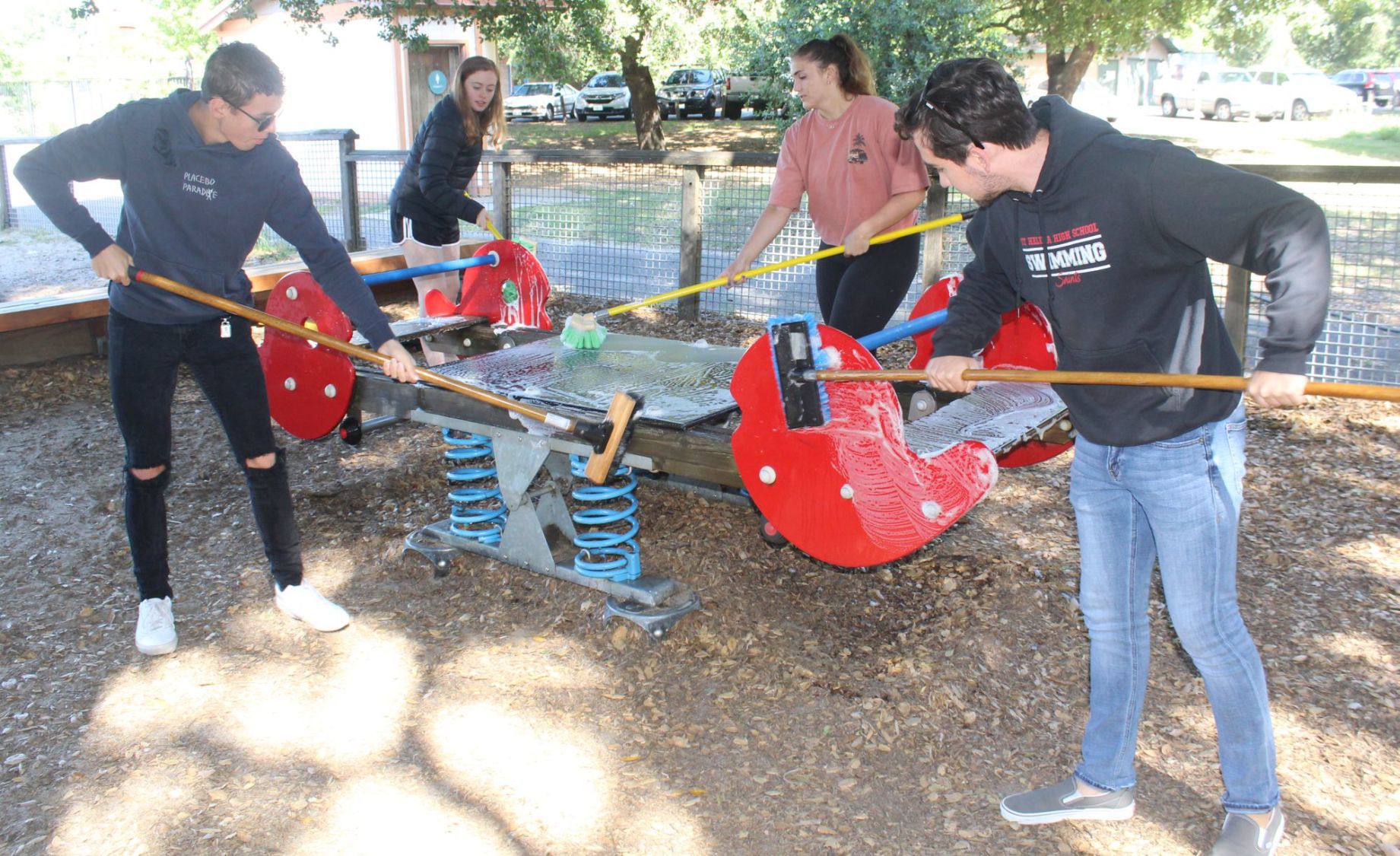 Students at Crane Park